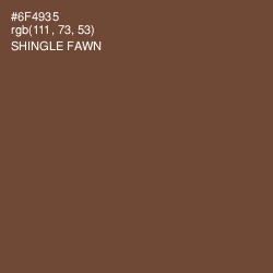 #6F4935 - Shingle Fawn Color Image